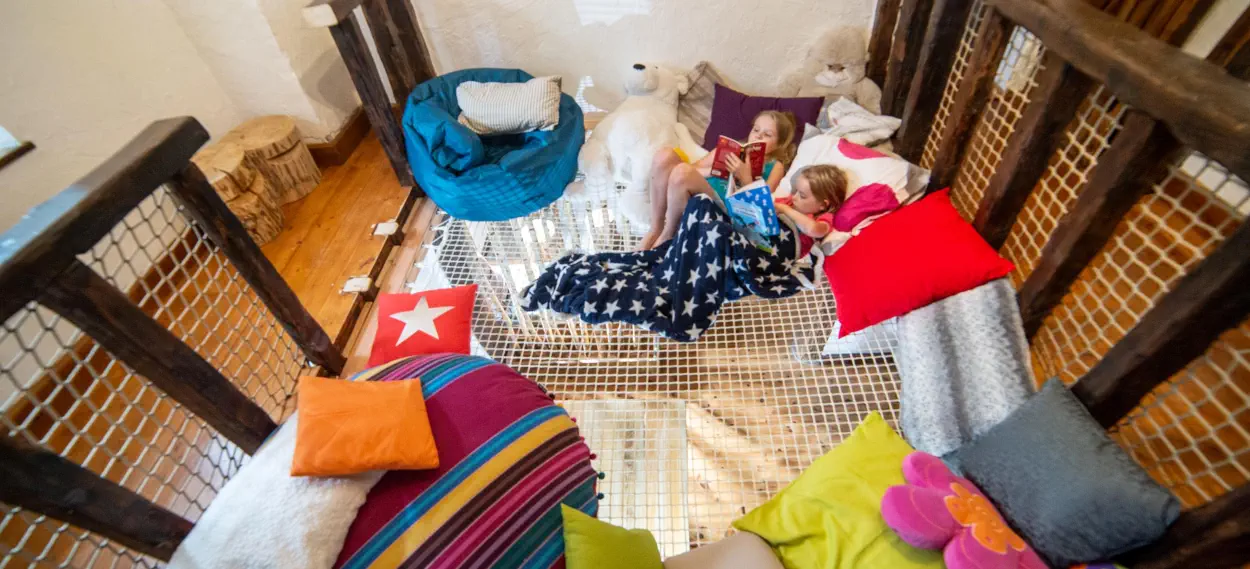 filet de catamaran au gîte de la retorderie