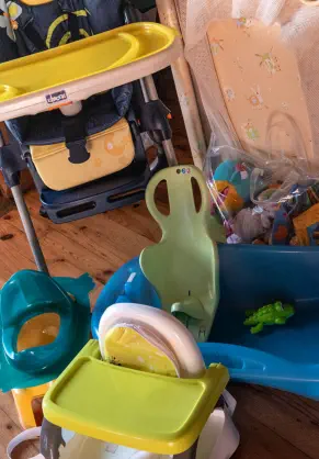 équipement bébé gratuit au gîte de la retorderie